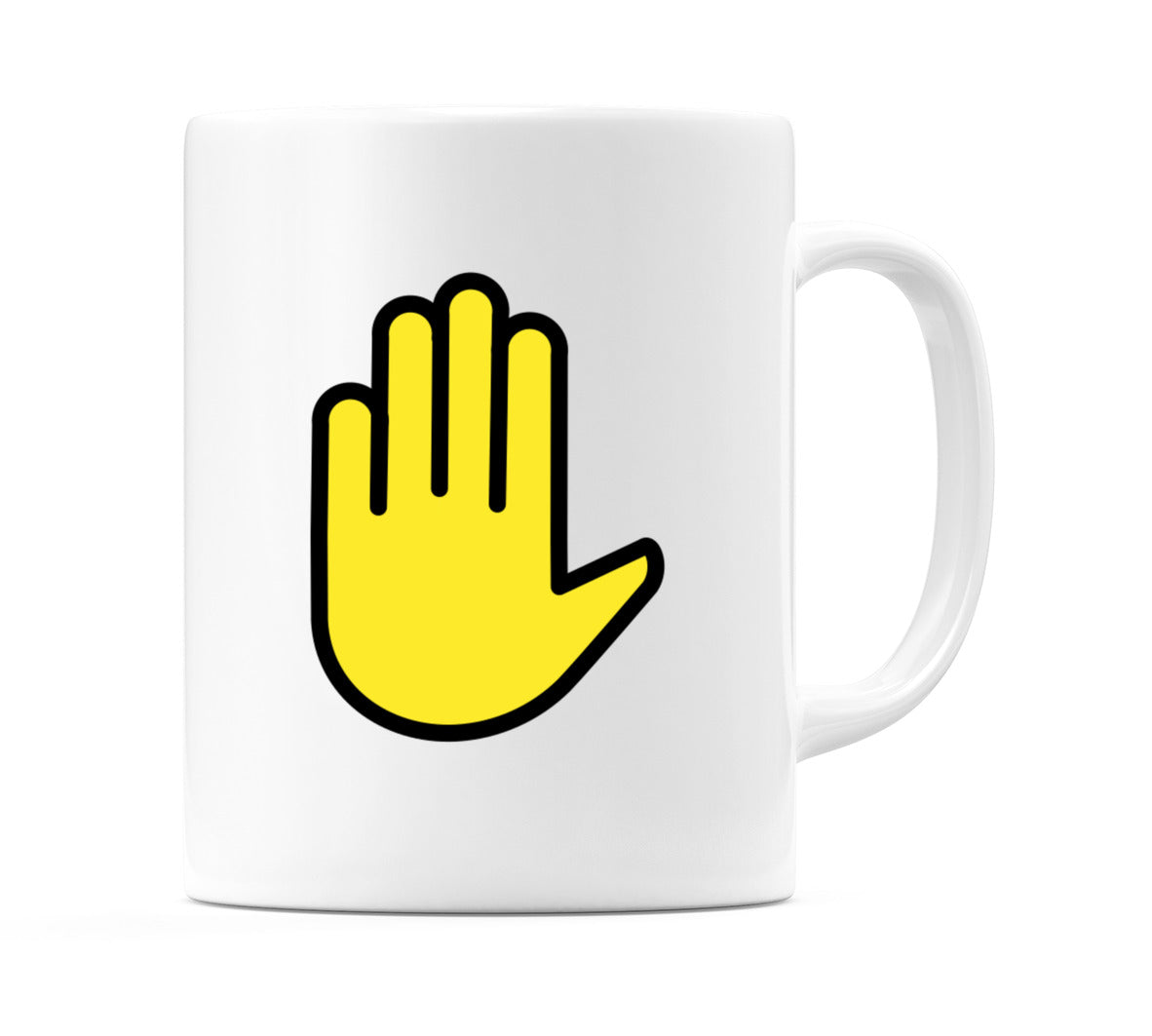 Raised Hand Emoji Mug