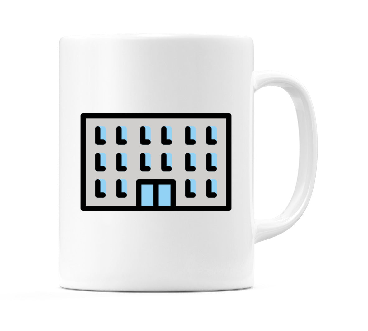 Office Building Emoji Mug