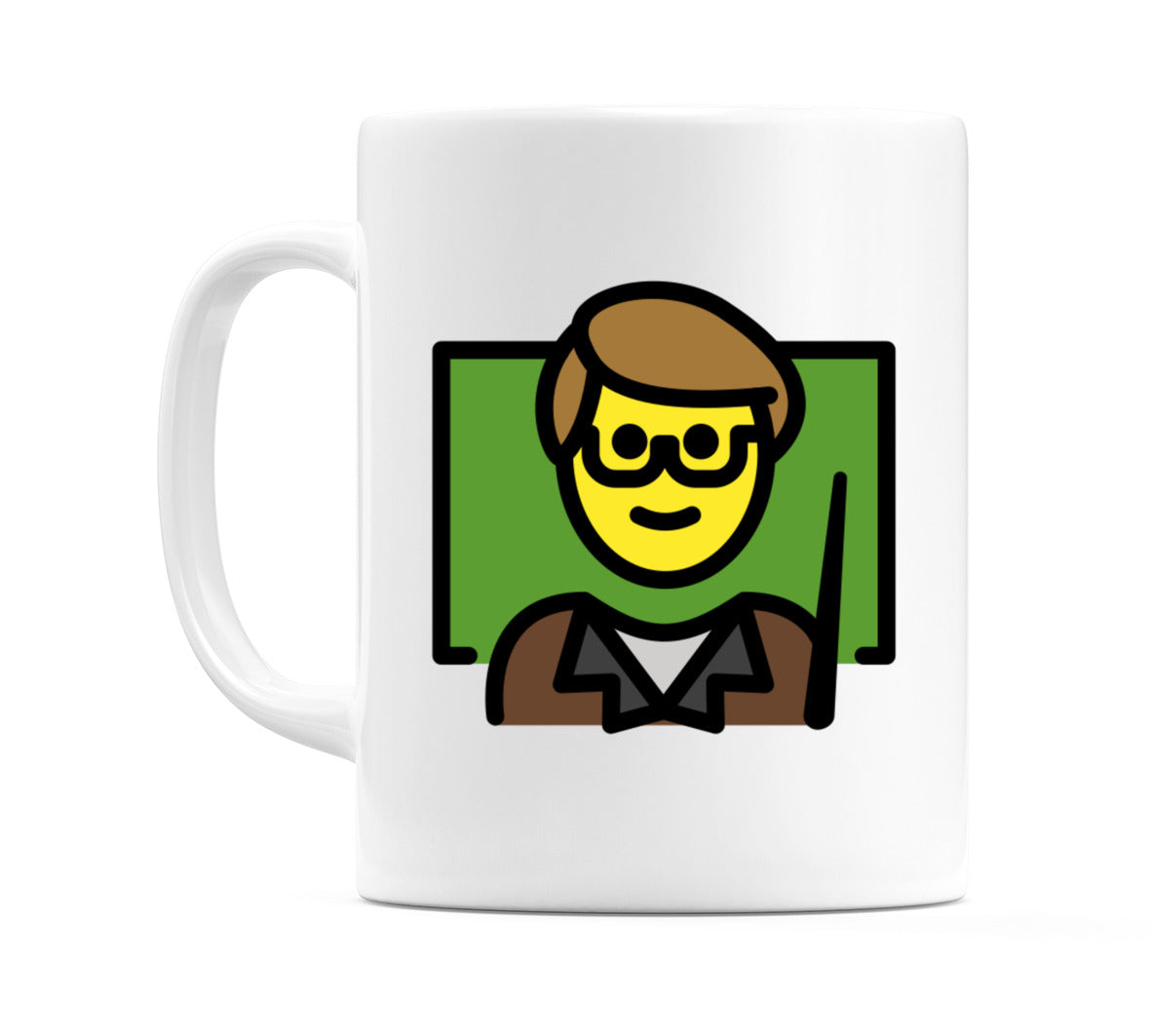 Male Teacher Emoji Mug