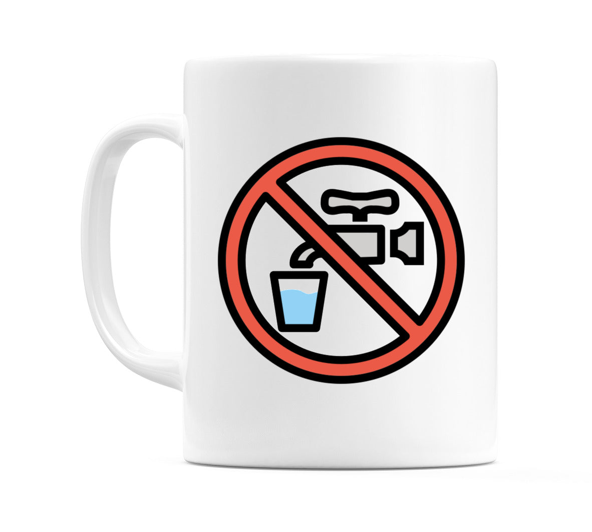 Non-Potable Water Emoji Mug