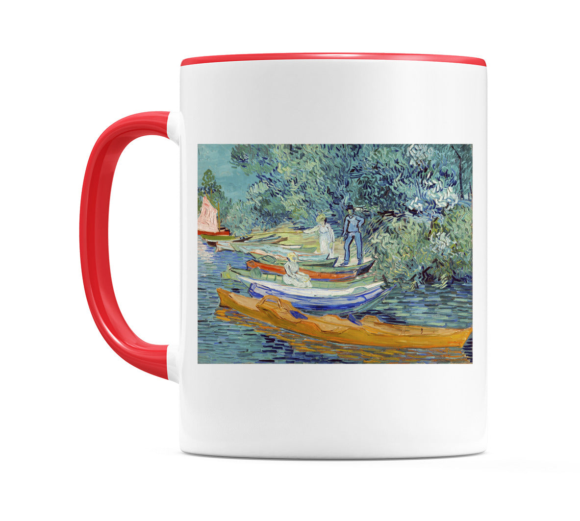 Bank of the Oise at Auvers (1890) Mug