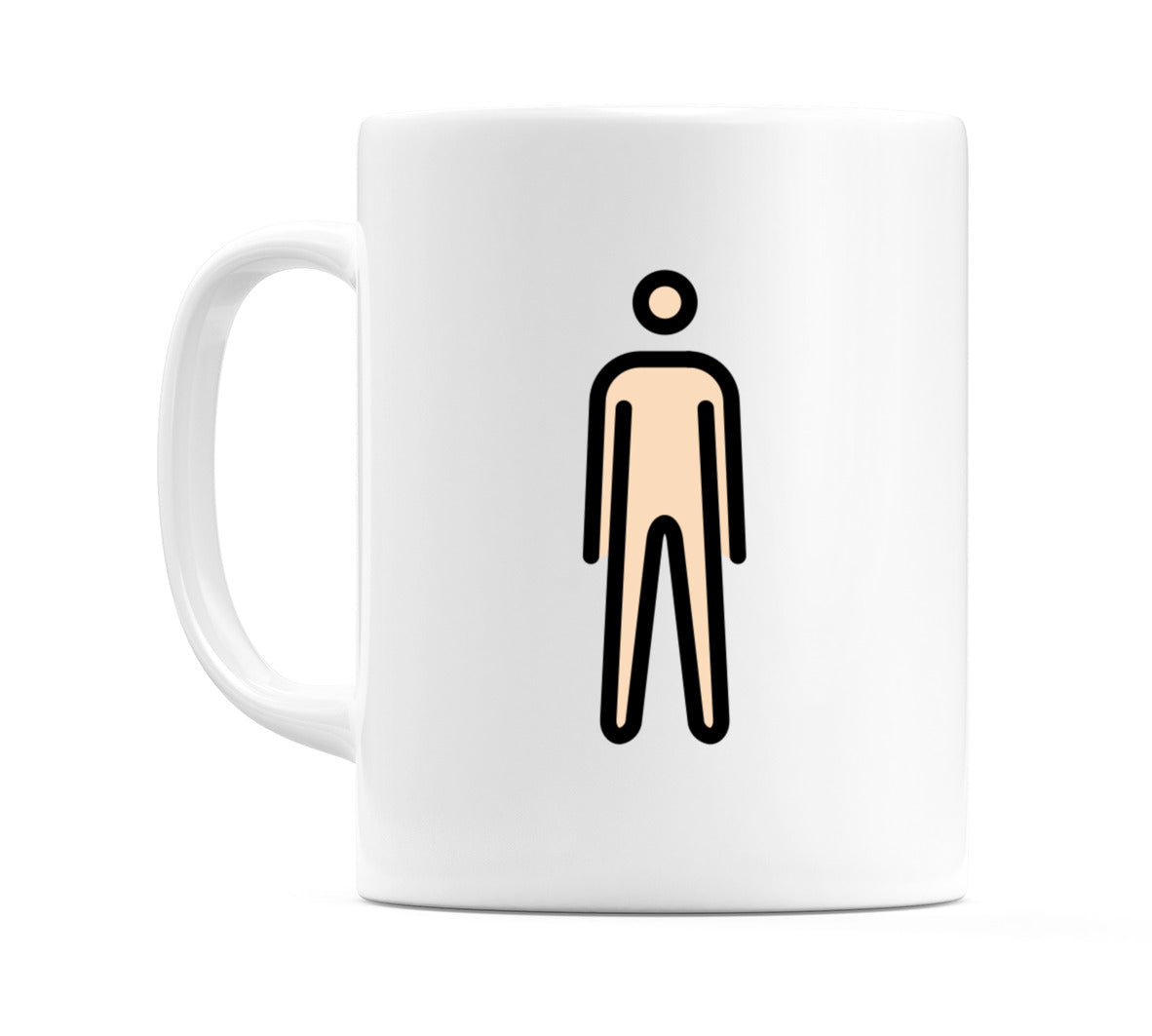 Male Standing: Light Skin Tone Emoji Mug