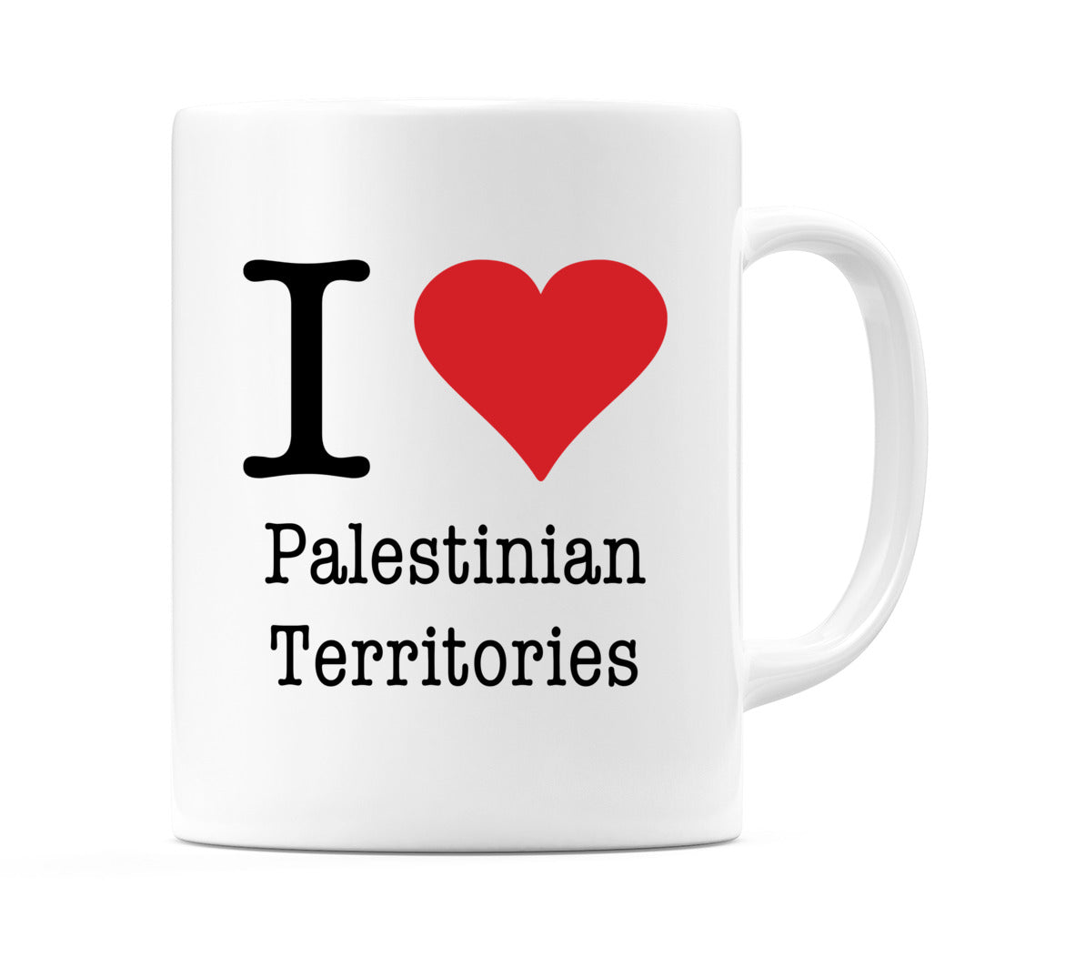 I Love Palestinian Territories Mug