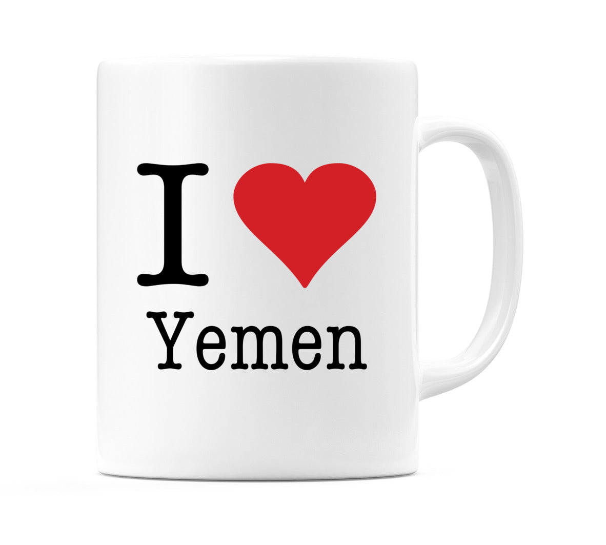 I Love Yemen Mug