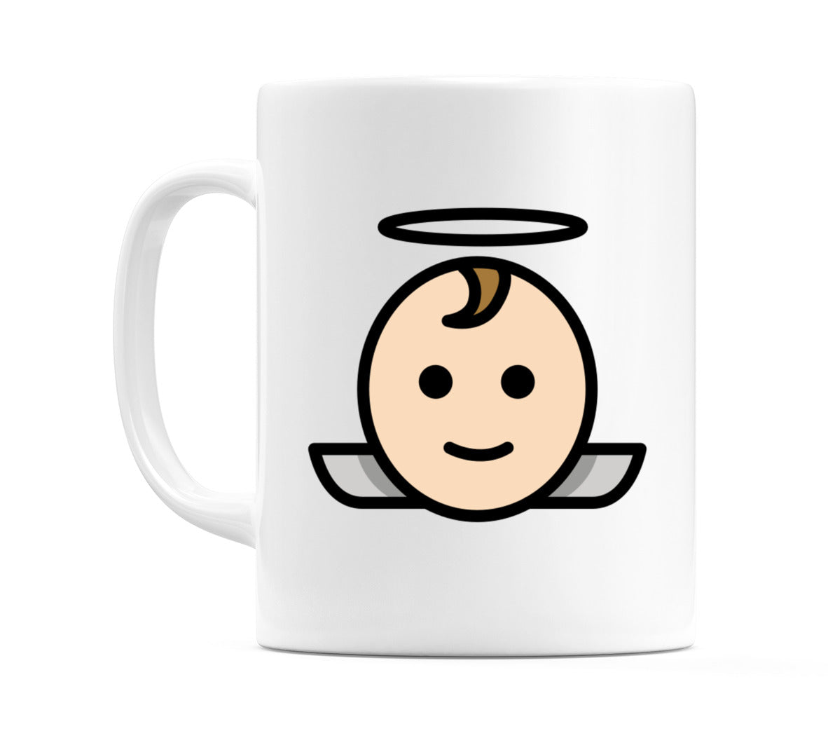 Baby Angel: Light Skin Tone Emoji Mug