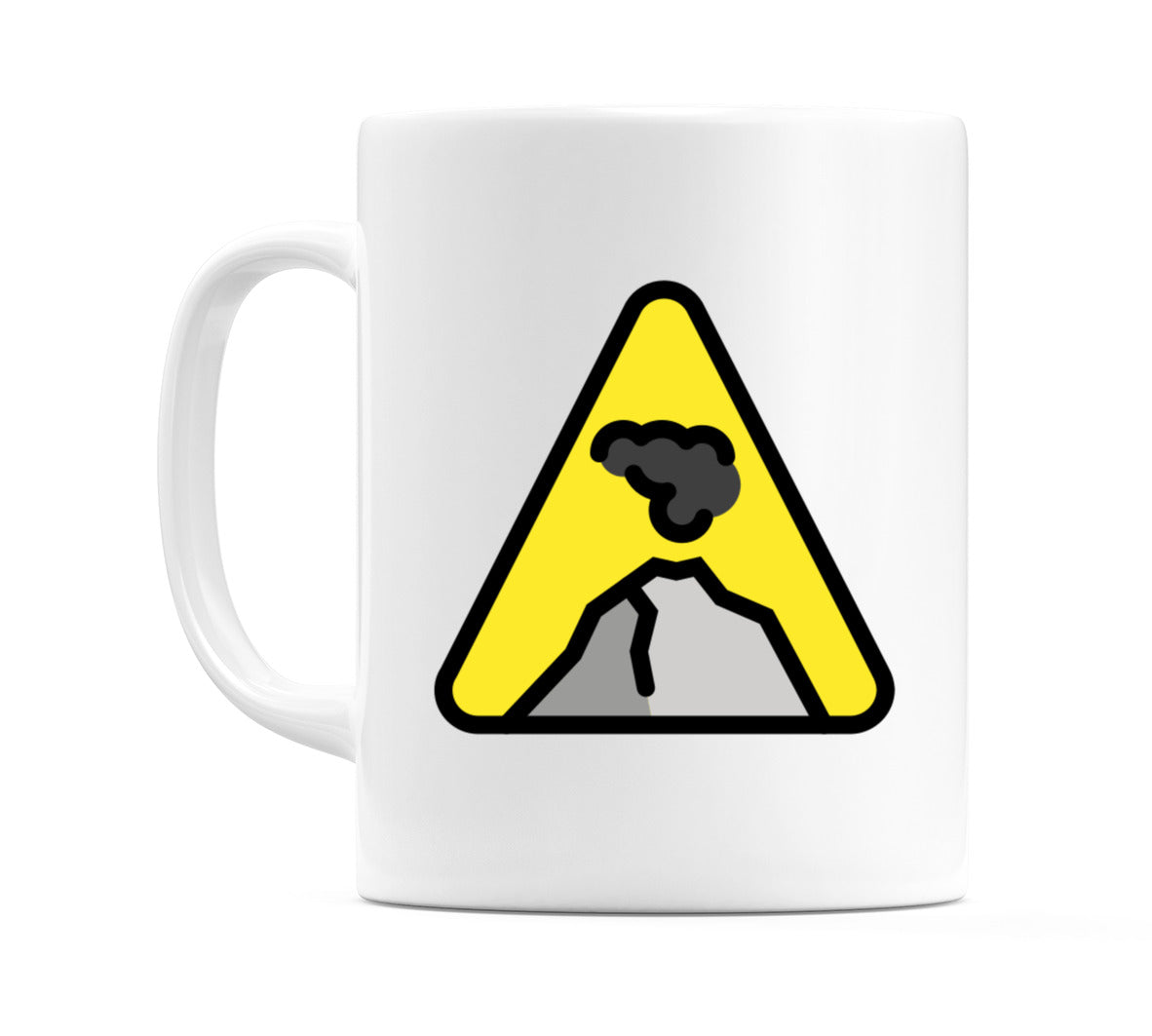 Warning Volcano Emoji Mug