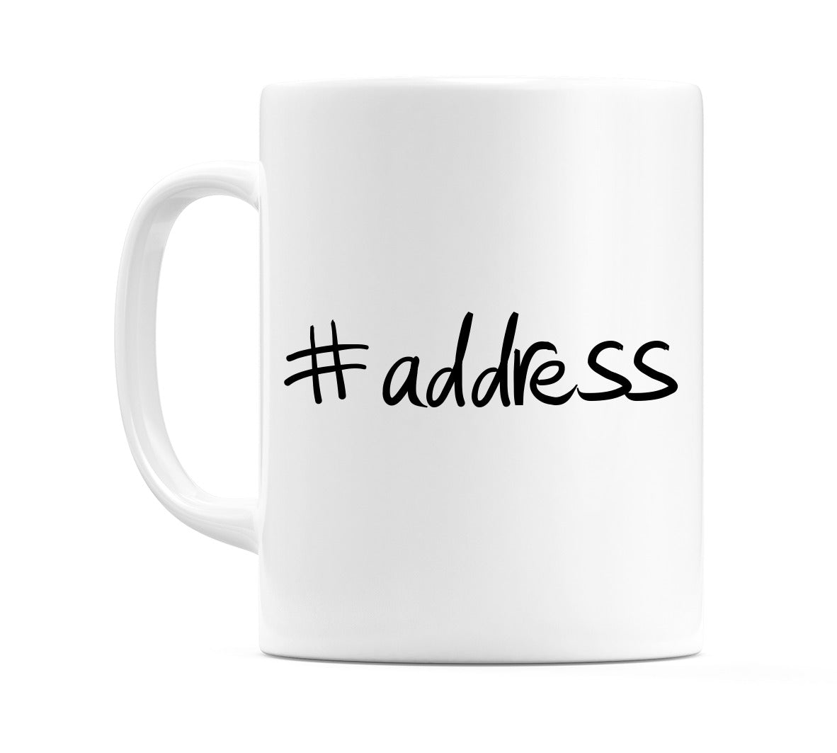 #address Mug