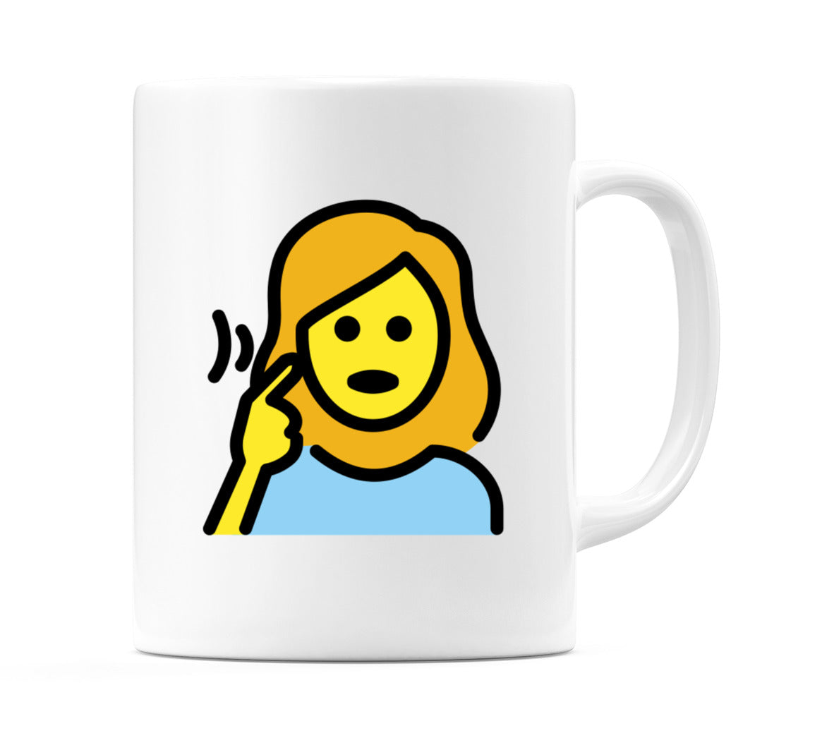 Deaf Female Emoji Mug