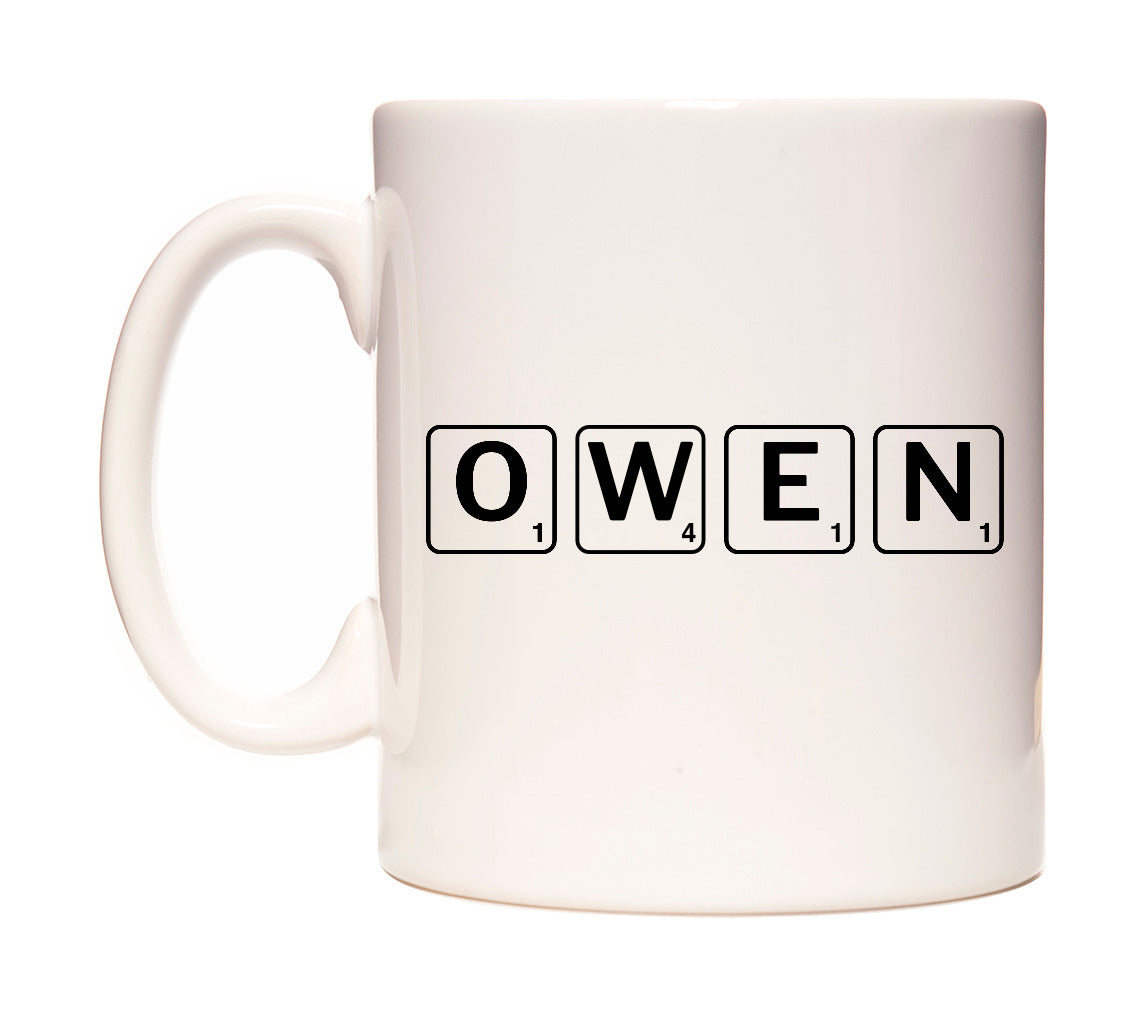 Owen - Scrabble Themed Mug