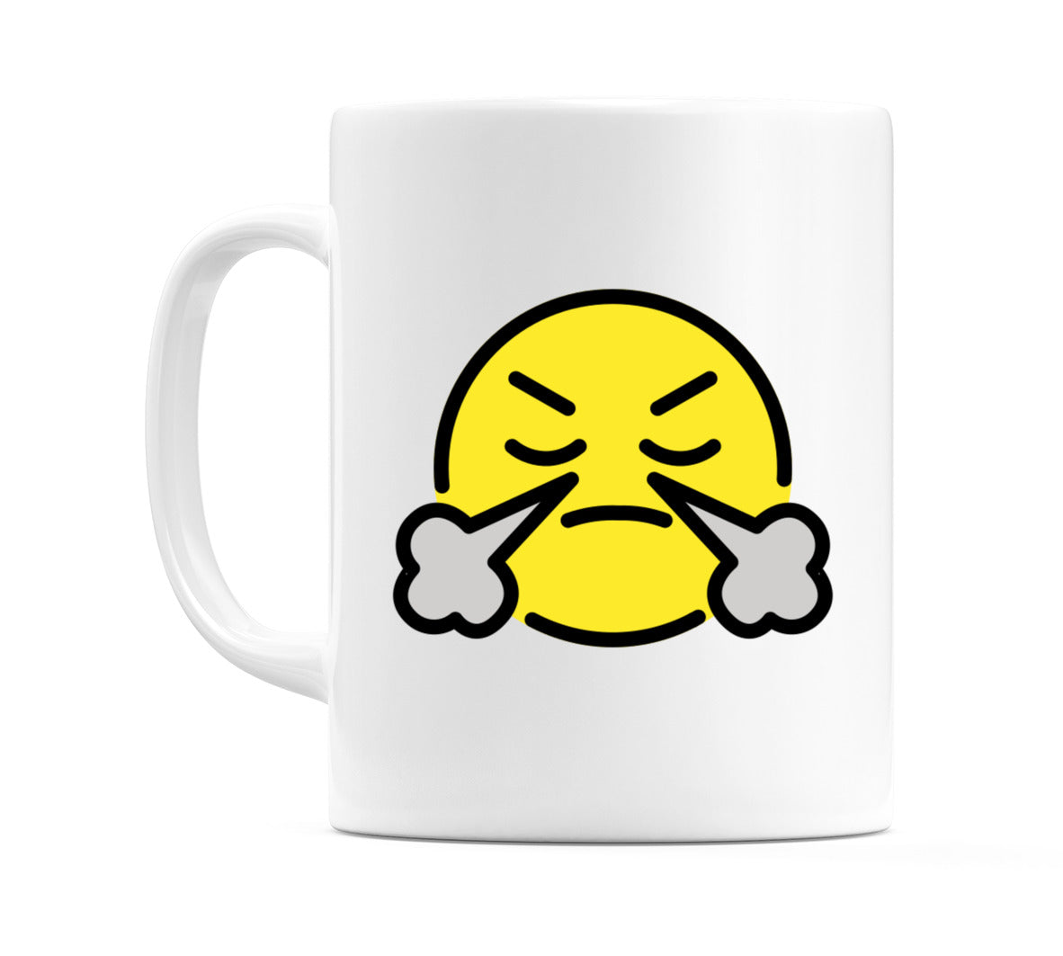 Face With Steam From Nose Emoji Mug