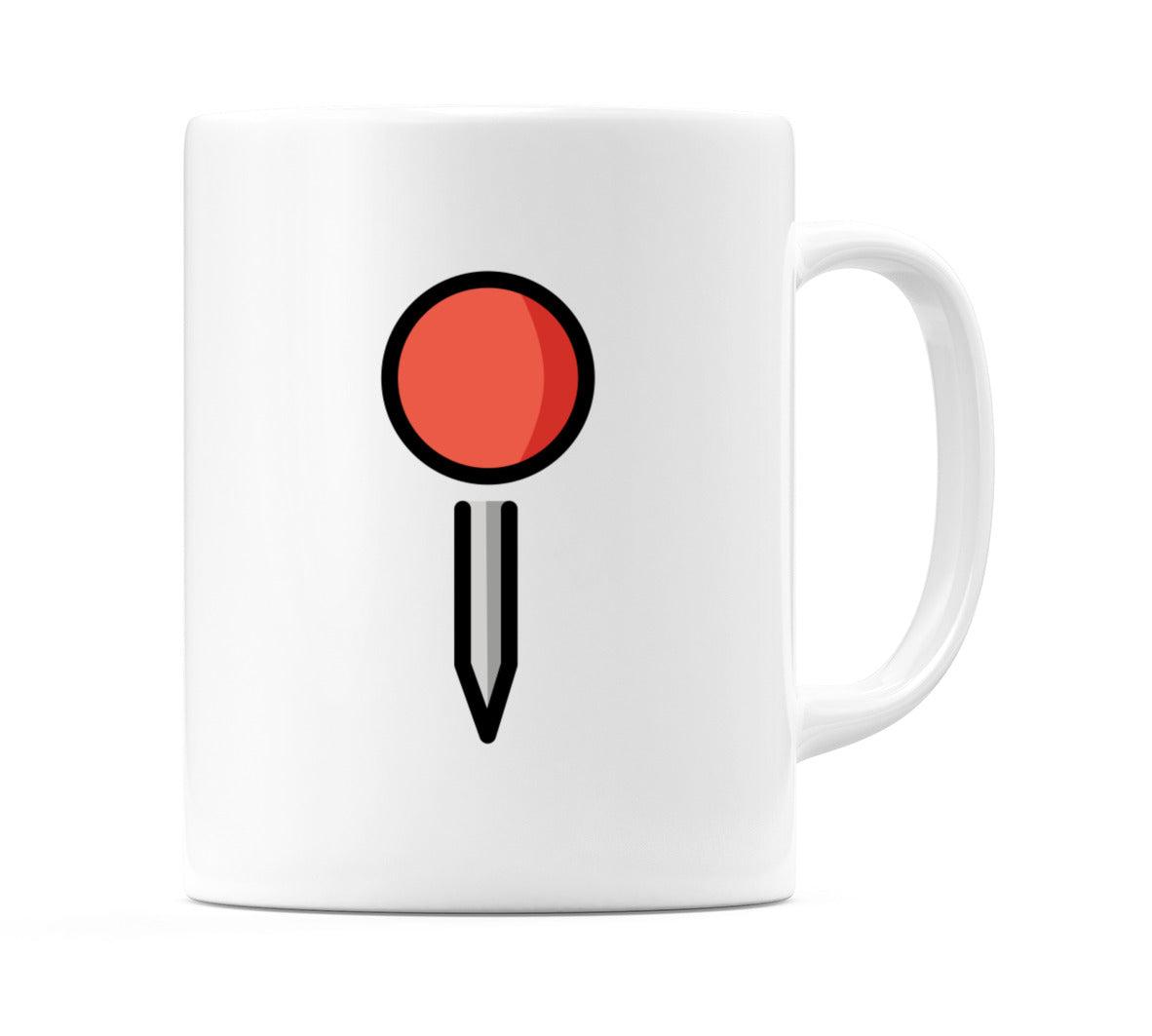 Round Pushpin Emoji Mug