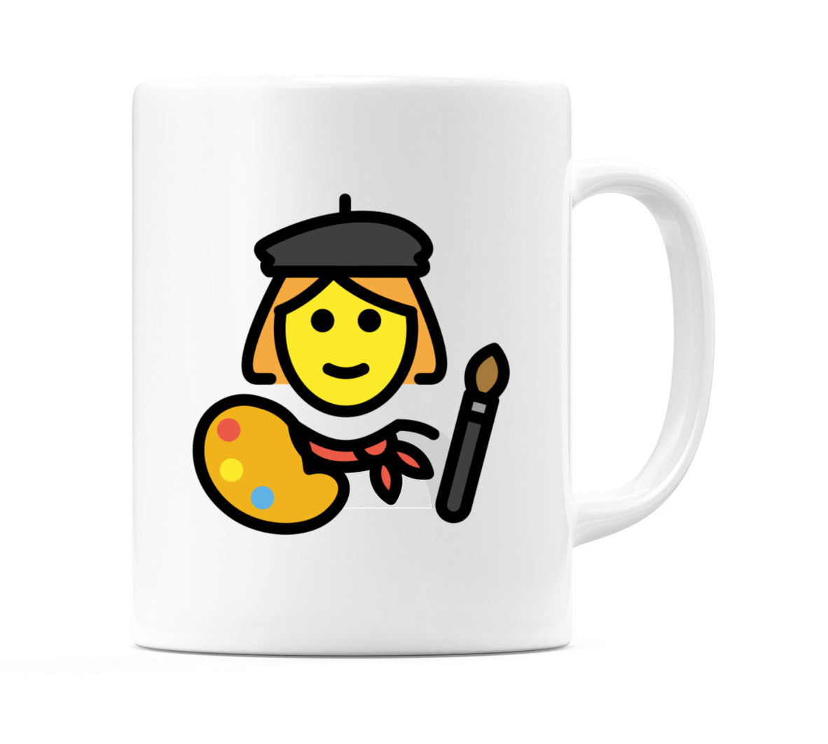 Female Artist Emoji Mug