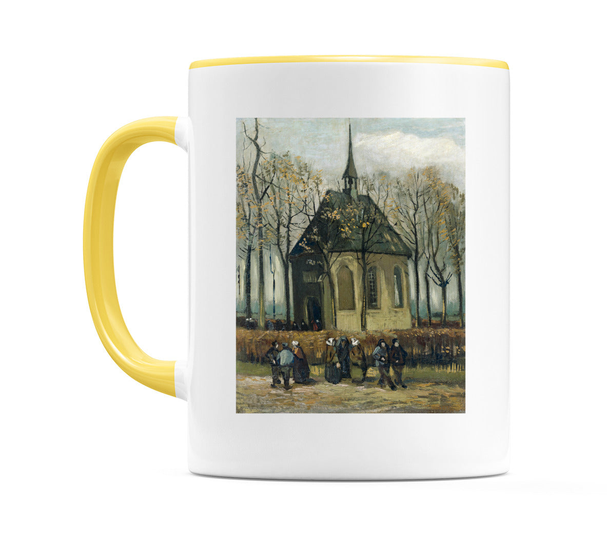 Congregation Leaving the Reformed Church in Nuenen (1884) Mug