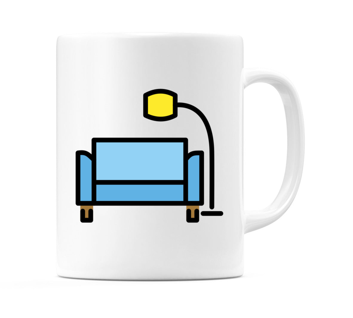 Couch And Lamp Emoji Mug