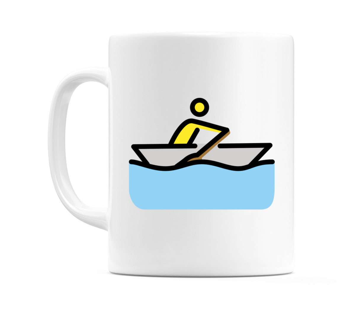 Male Rowing Boat Emoji Mug