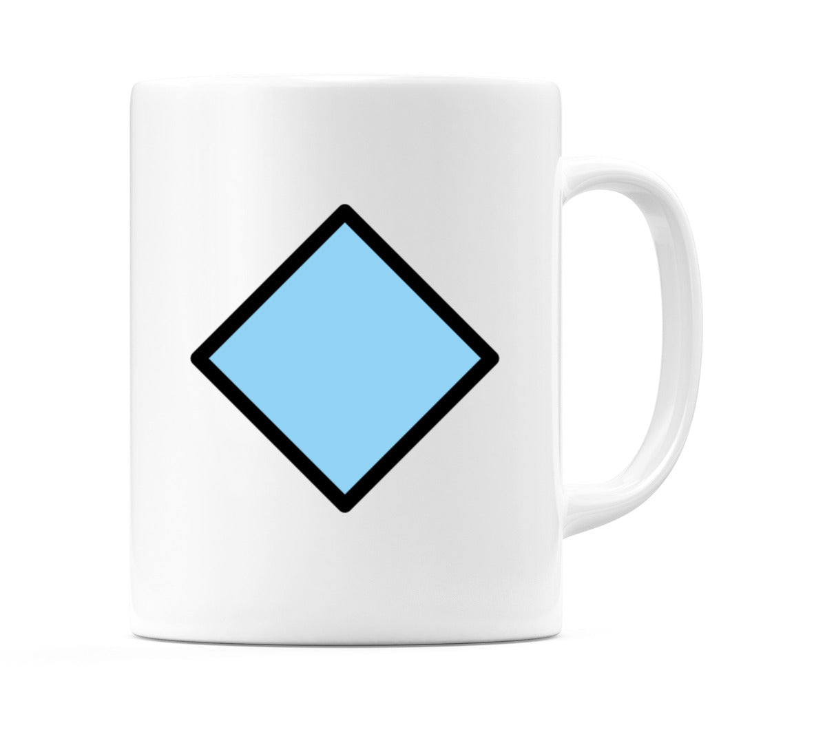 Small Blue Diamond Emoji Mug