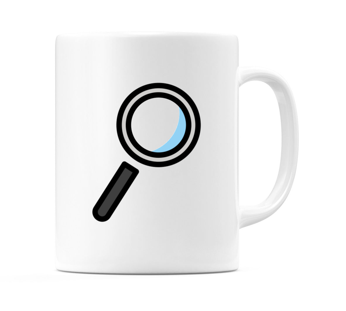 Magnifying Glass Tilted Right Emoji Mug