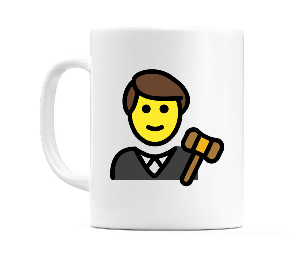Male Judge Emoji Mug