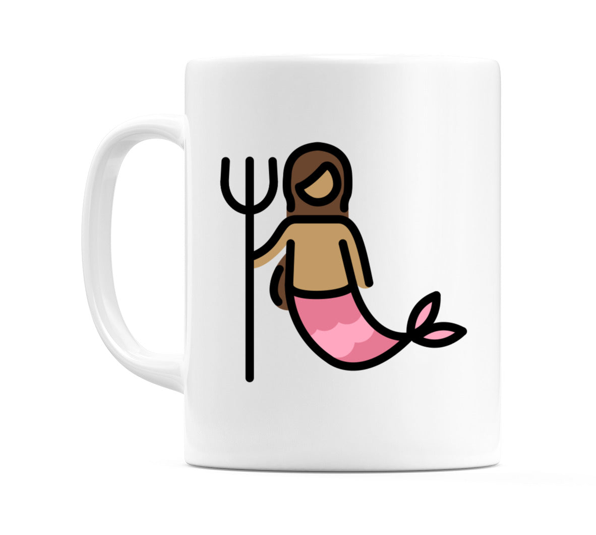 Mermaid: Medium Skin Tone Emoji Mug
