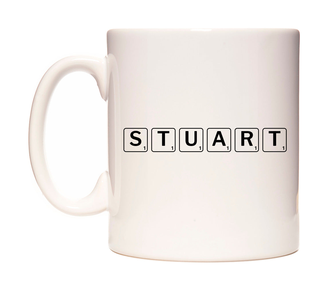 Stuart - Scrabble Themed Mug
