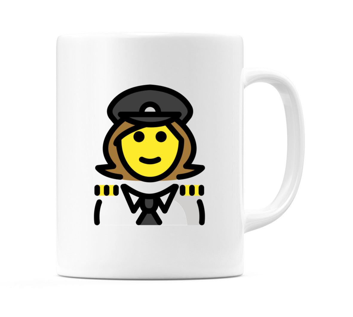 Female Pilot Emoji Mug