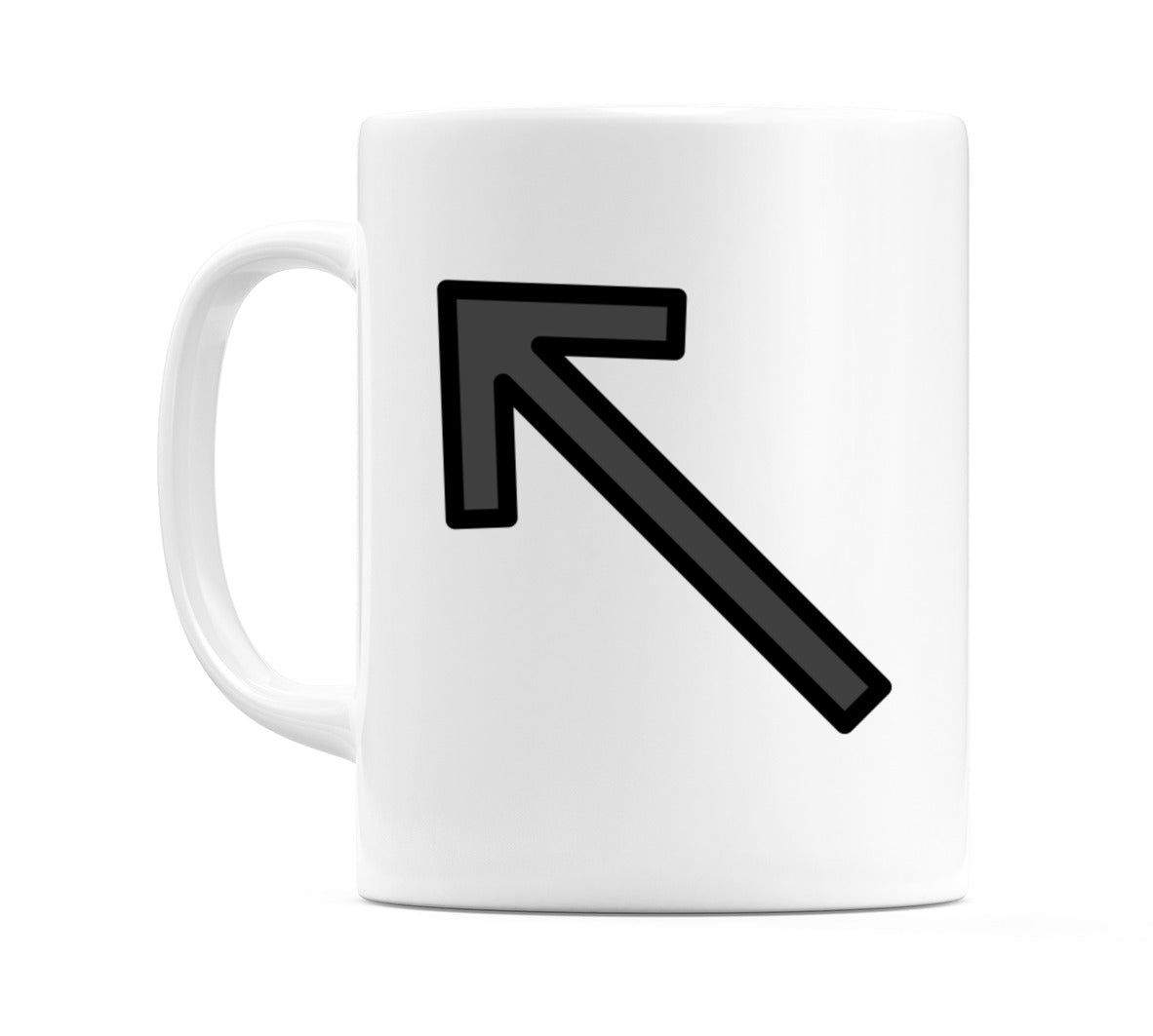 Up-Left Arrow Emoji Mug