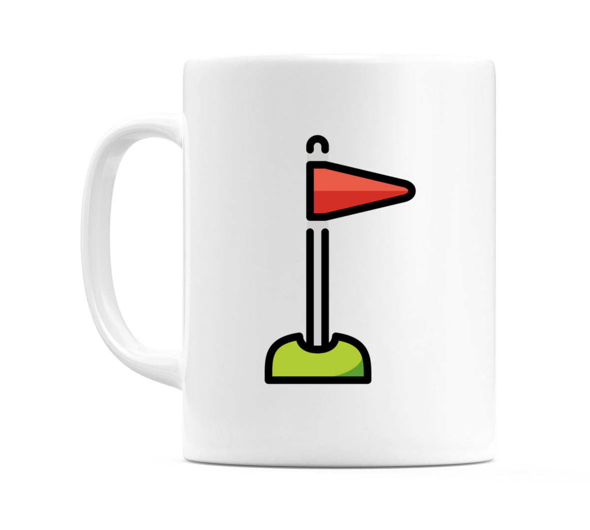 Flag In Hole Emoji Mug