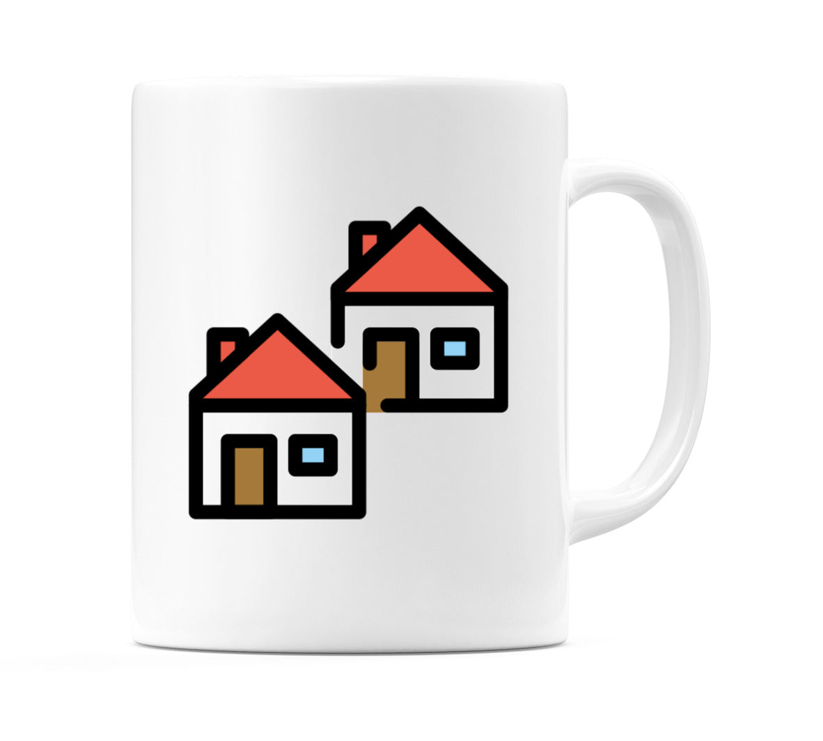 Houses Emoji Mug