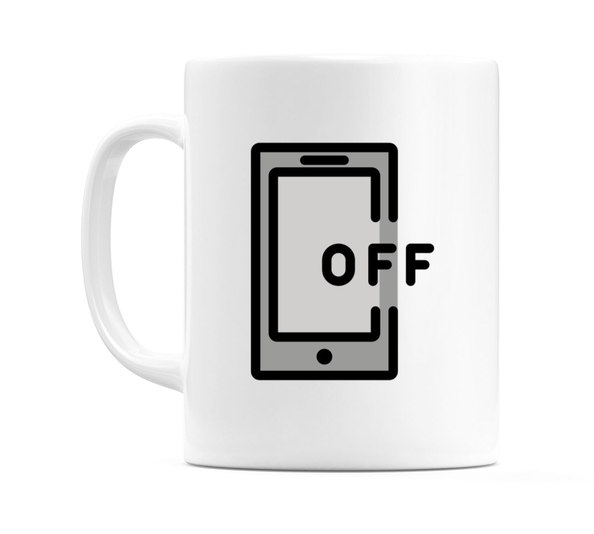 Mobile Phone Off Emoji Mug