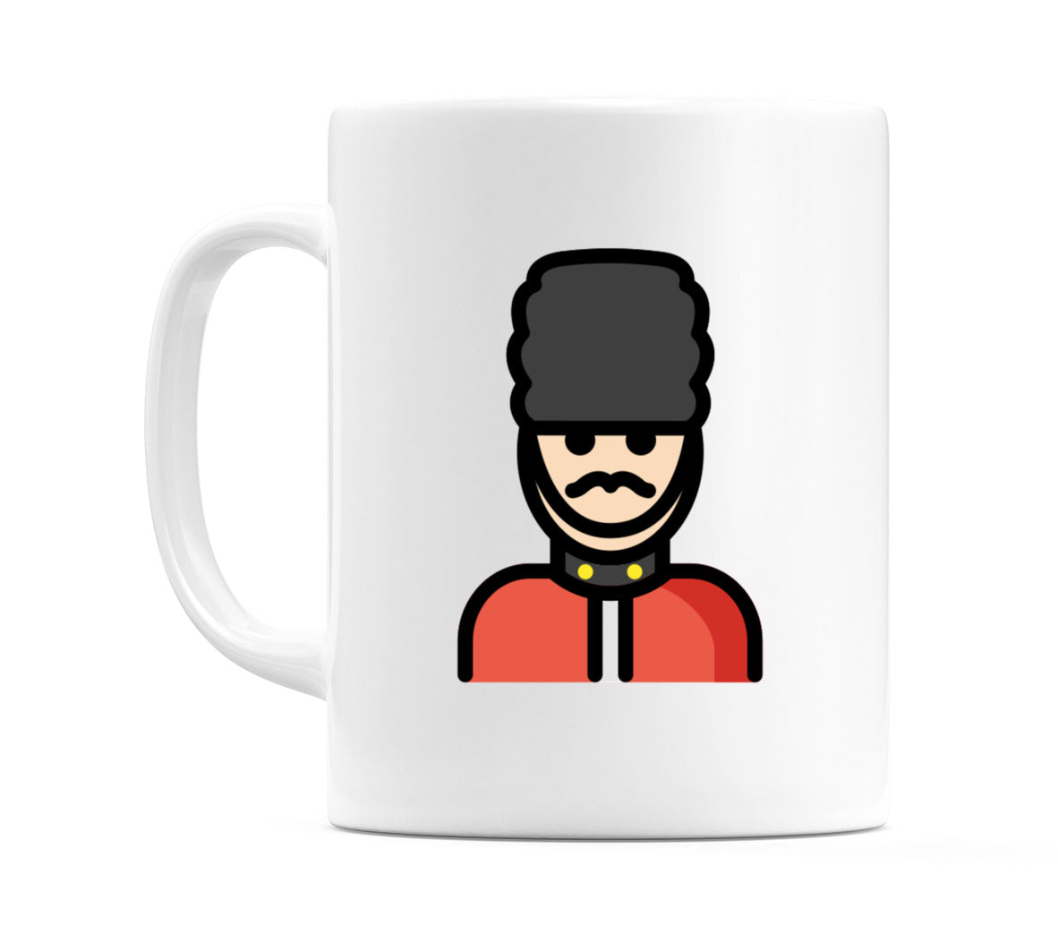 Male Guard: Light Skin Tone Emoji Mug