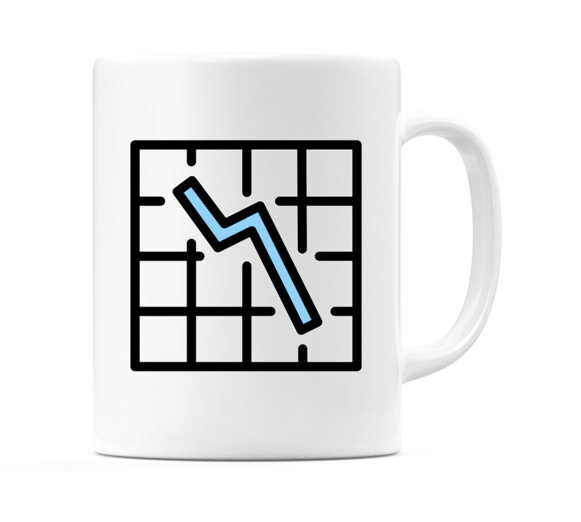 Chart Decreasing Emoji Mug