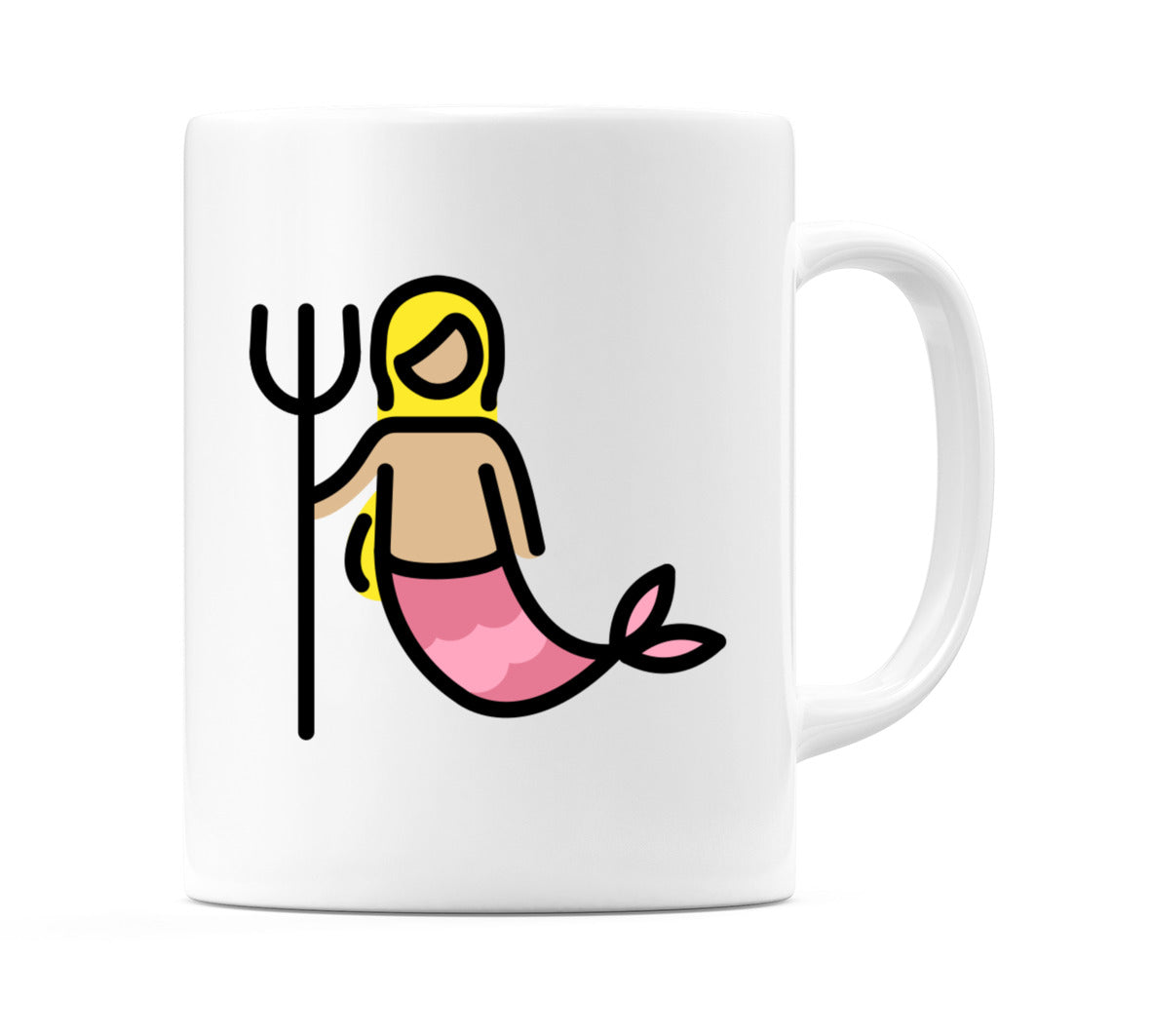 Mermaid: Medium-Light Skin Tone Emoji Mug
