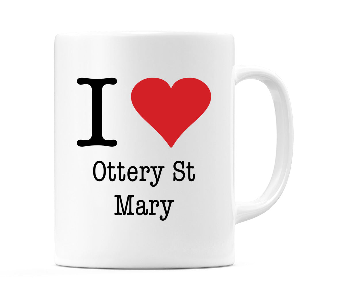 I Love Ottery St Mary Mug
