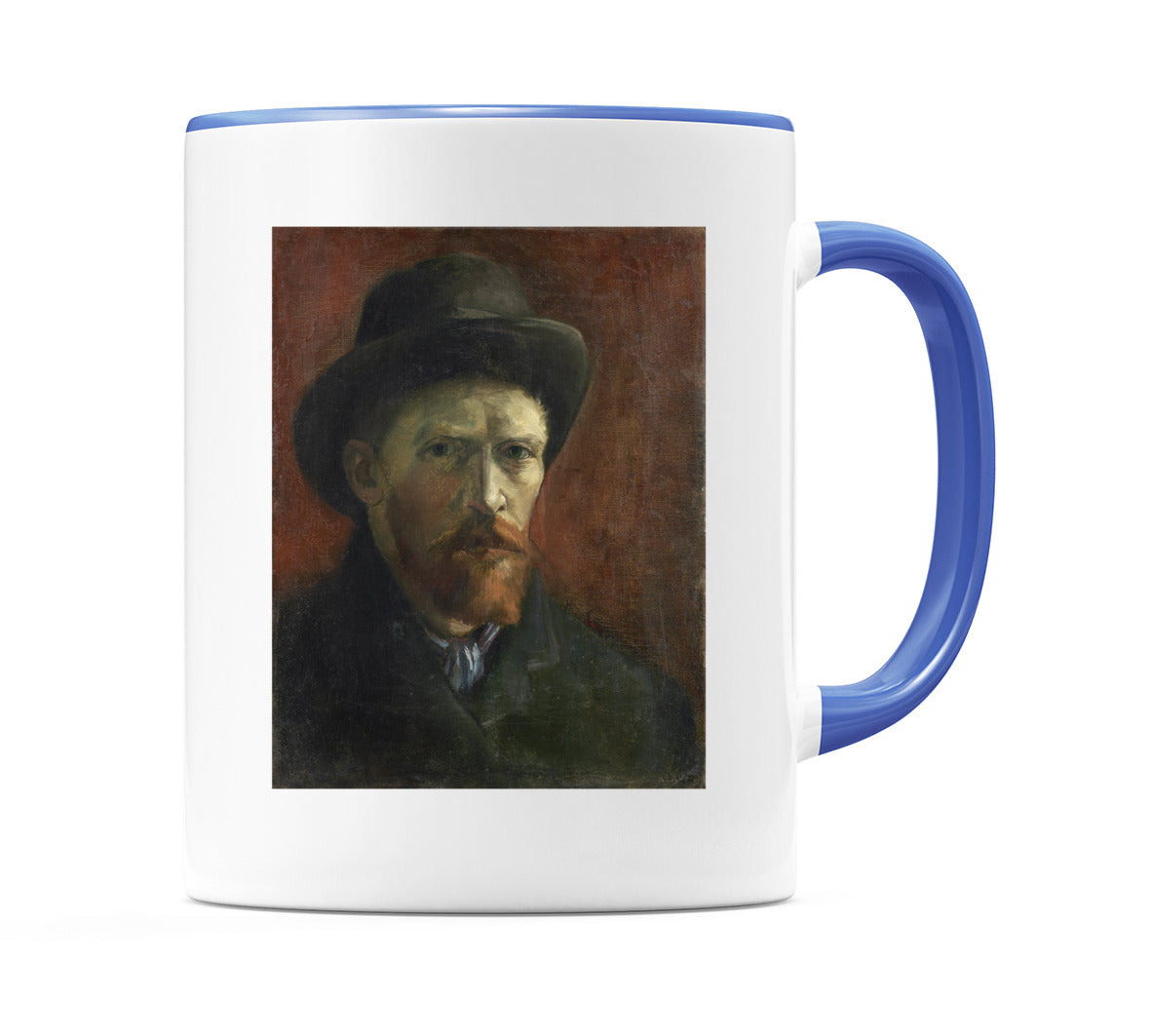 Self Portrait with Dark Felt Hat (1886) Mug