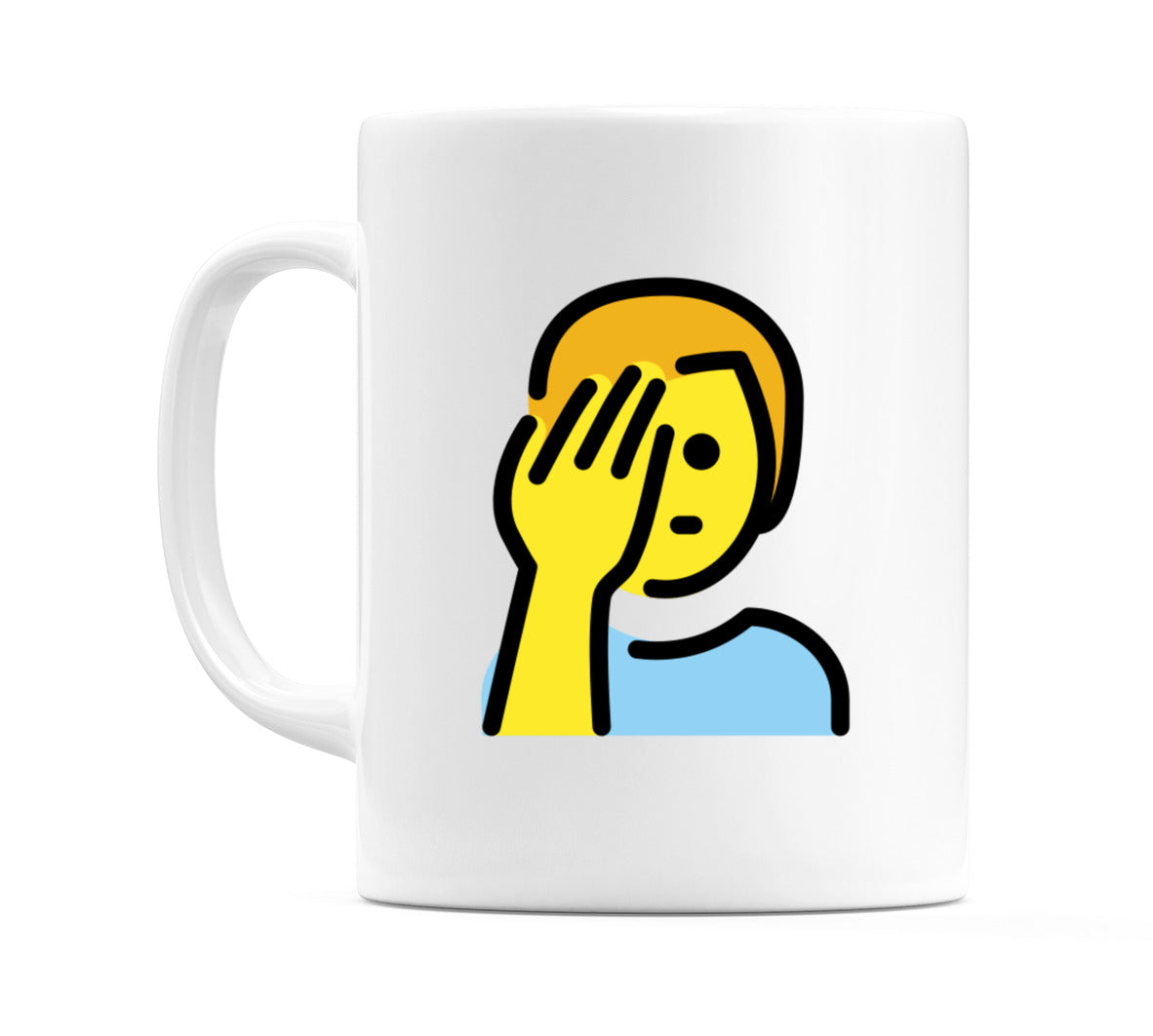 Male Facepalming Emoji Mug
