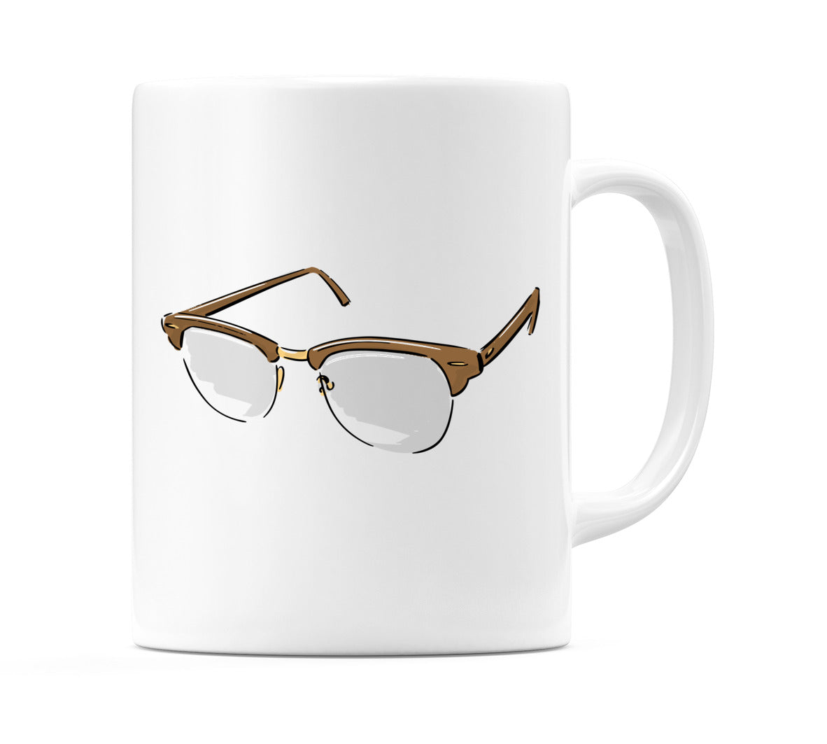 Rimmed Glasses Mug