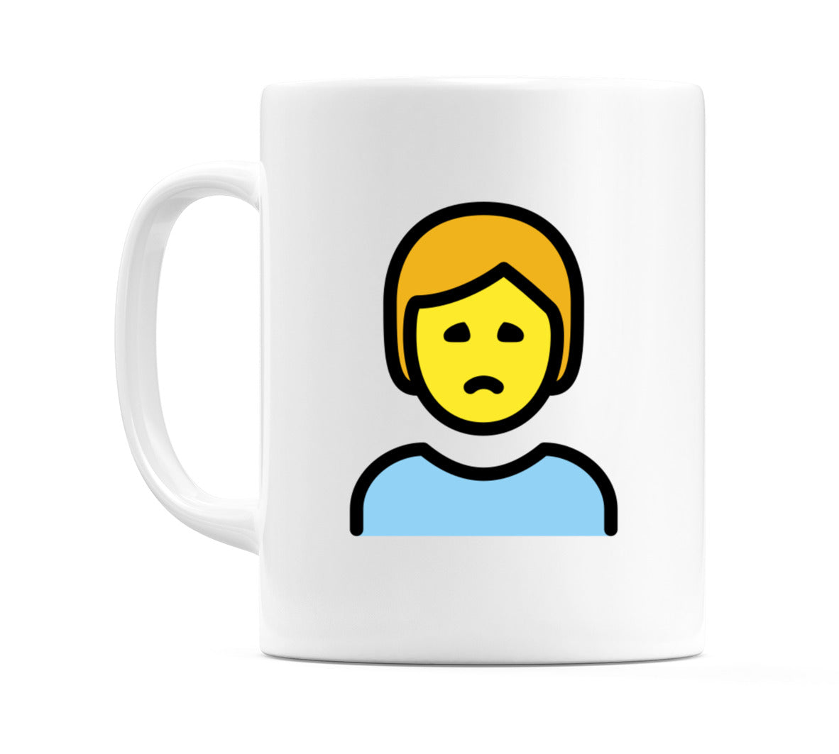 Person Frowning Emoji Mug