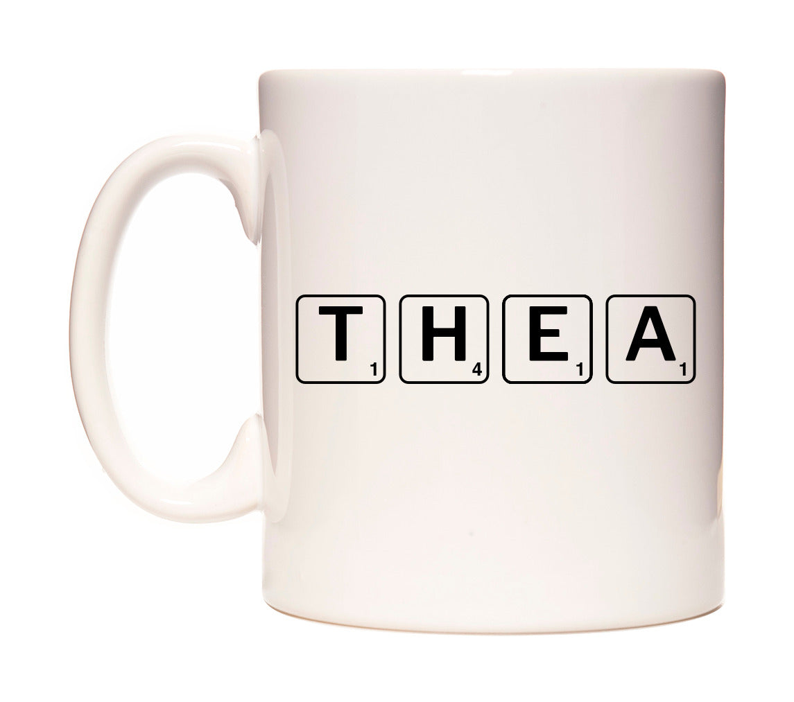 Thea - Scrabble Themed Mug