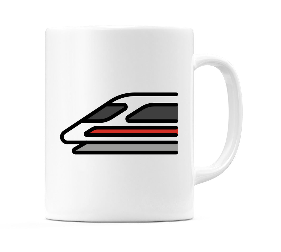 High-Speed Train Emoji Mug