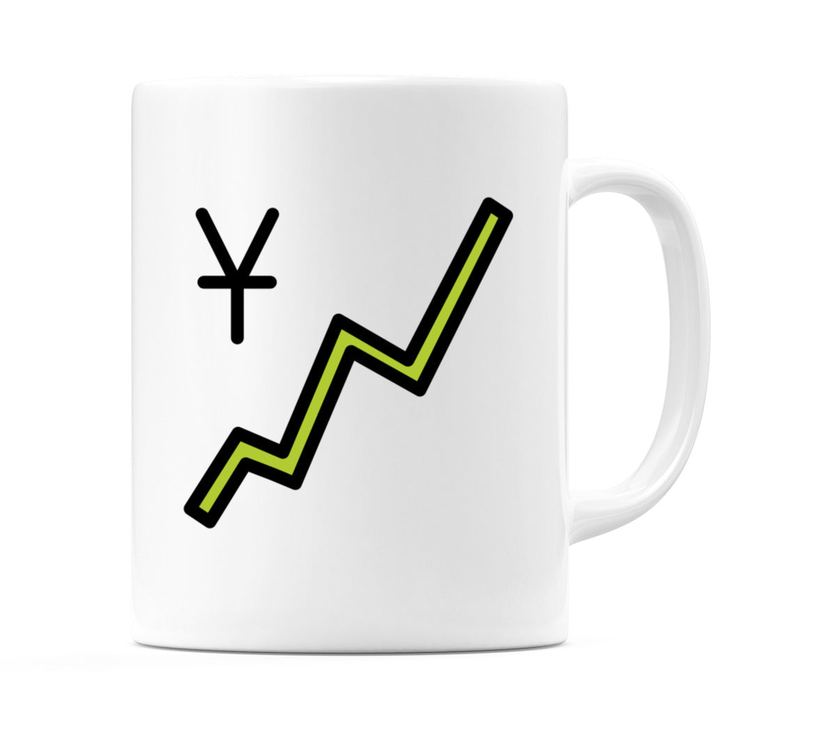 Chart Increasing With Yen Emoji Mug