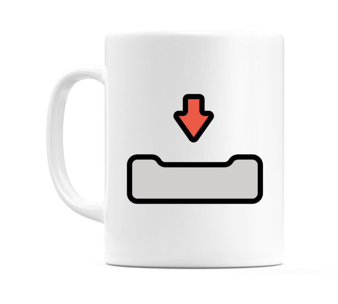 Inbox Tray Emoji Mug