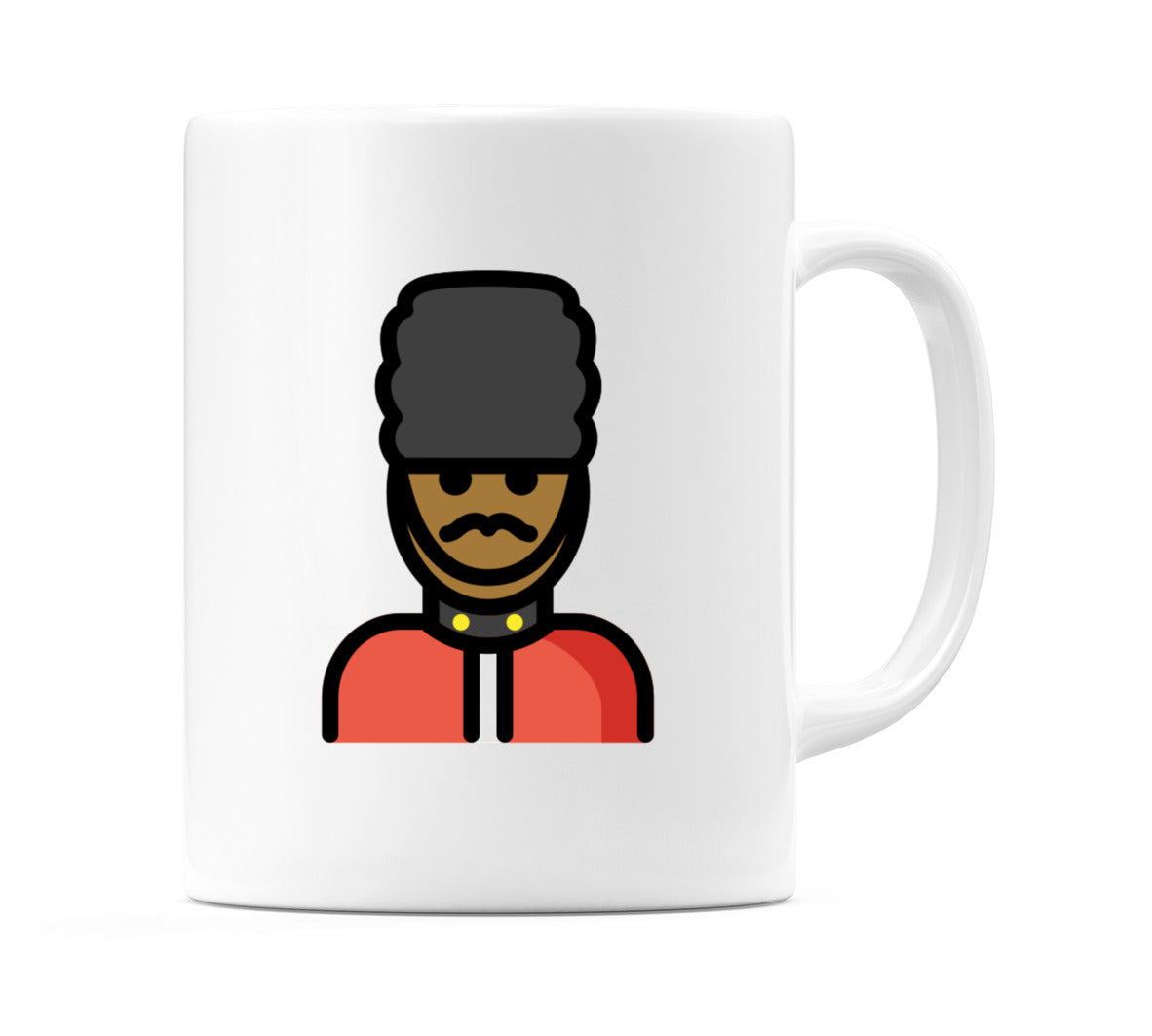 Male Guard: Medium-Dark Skin Tone Emoji Mug