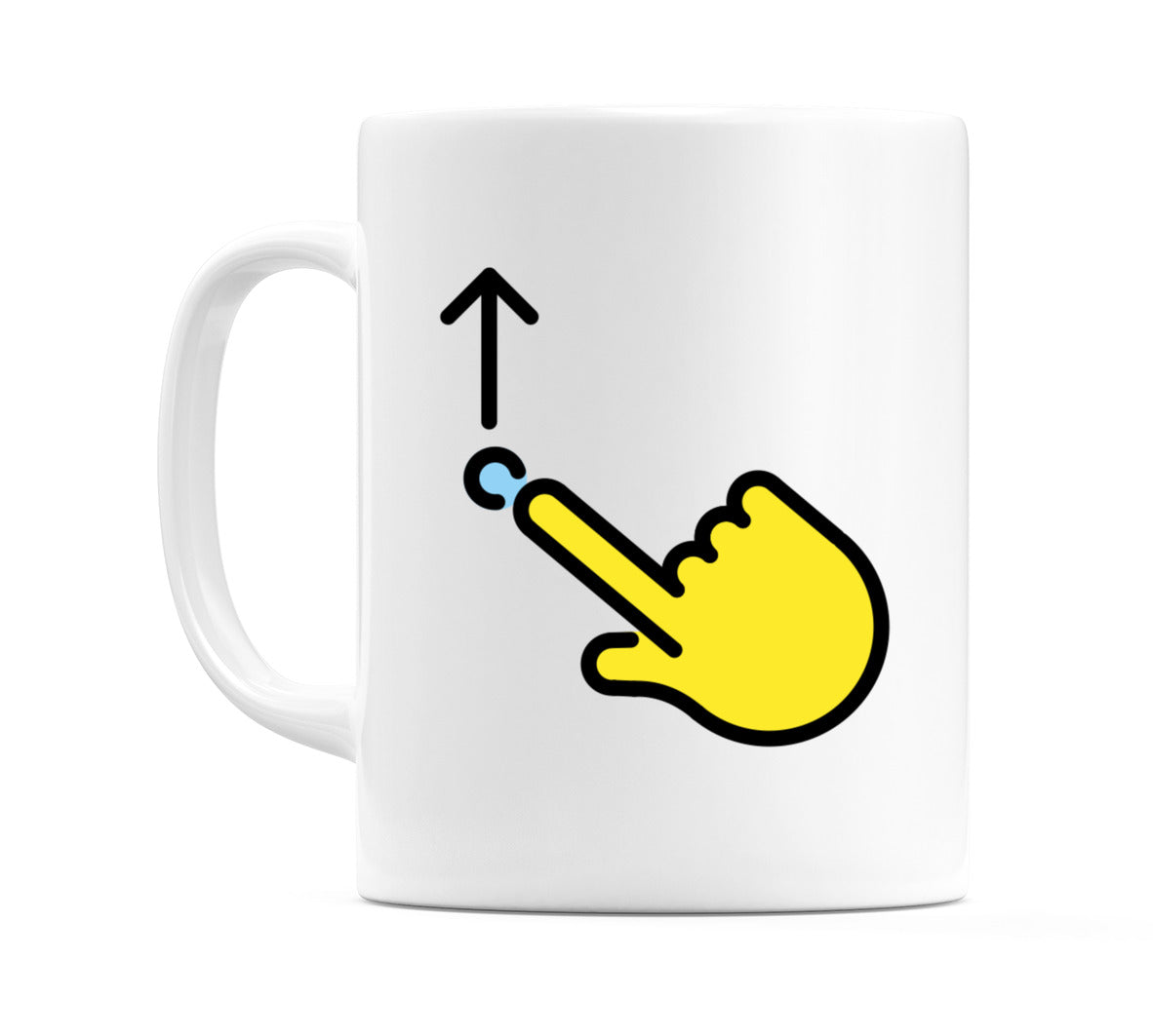 Swipe Up Emoji Mug