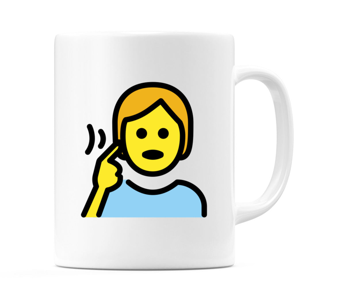 Deaf Person Emoji Mug