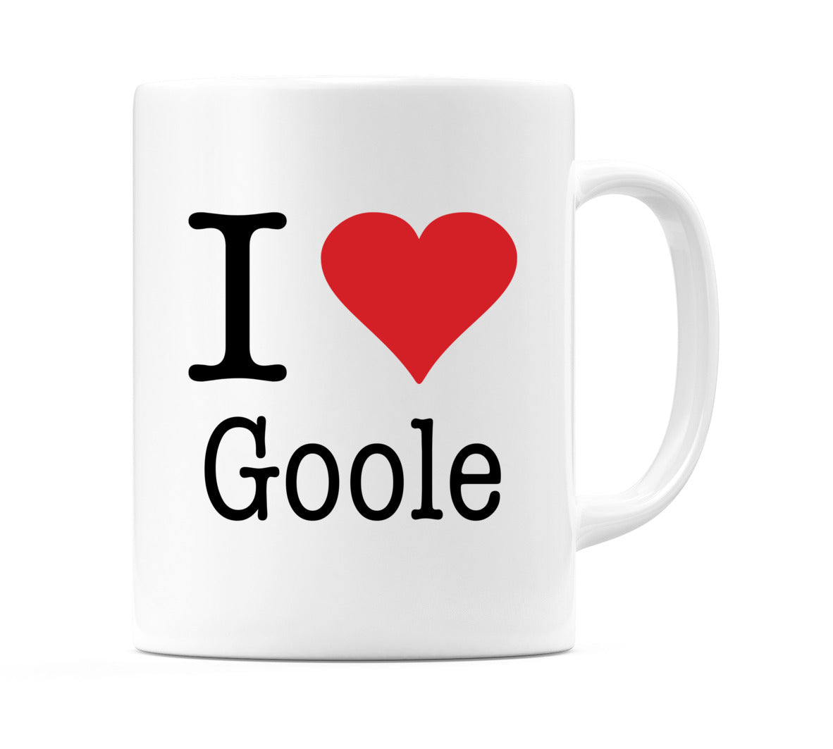 I Love Goole Mug
