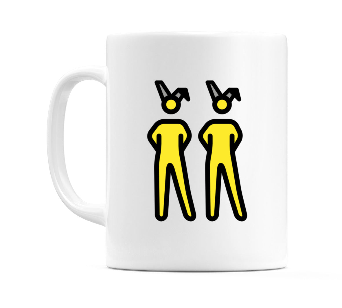 People With Bunny Ears Emoji Mug