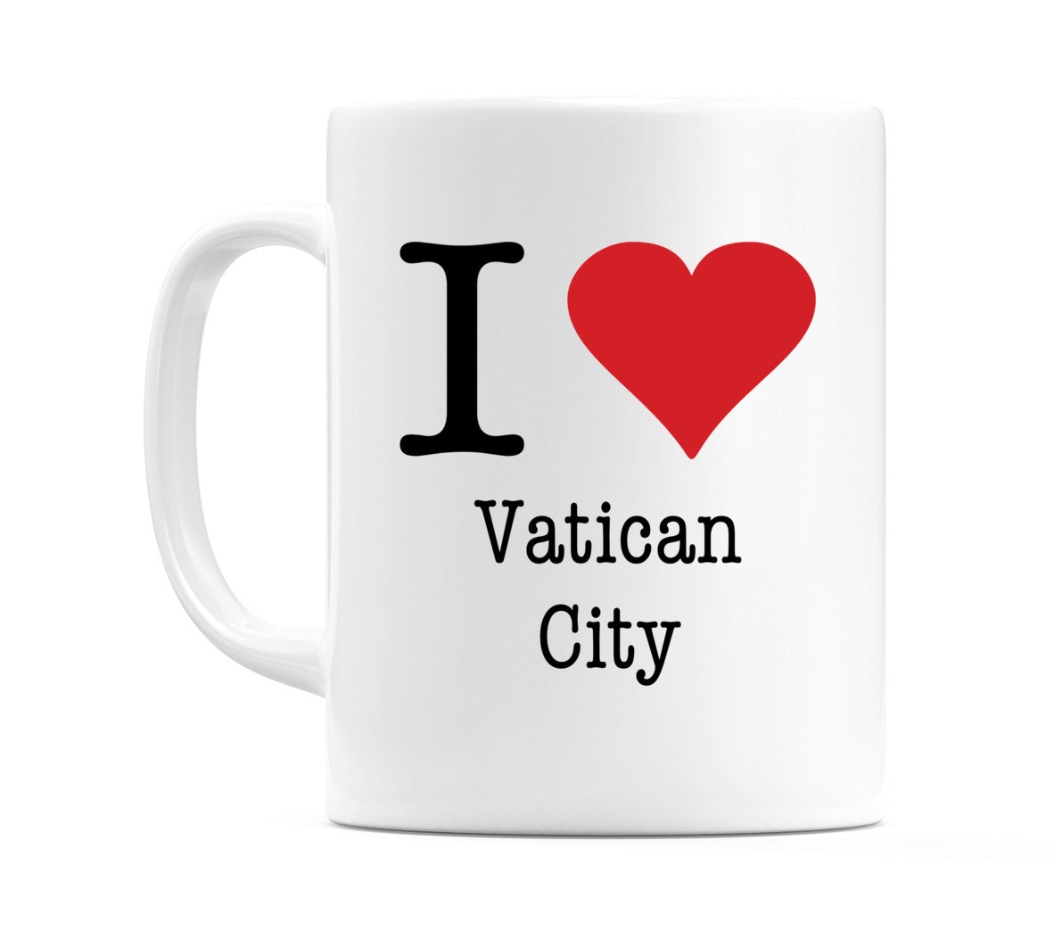 I Love Vatican City Mug