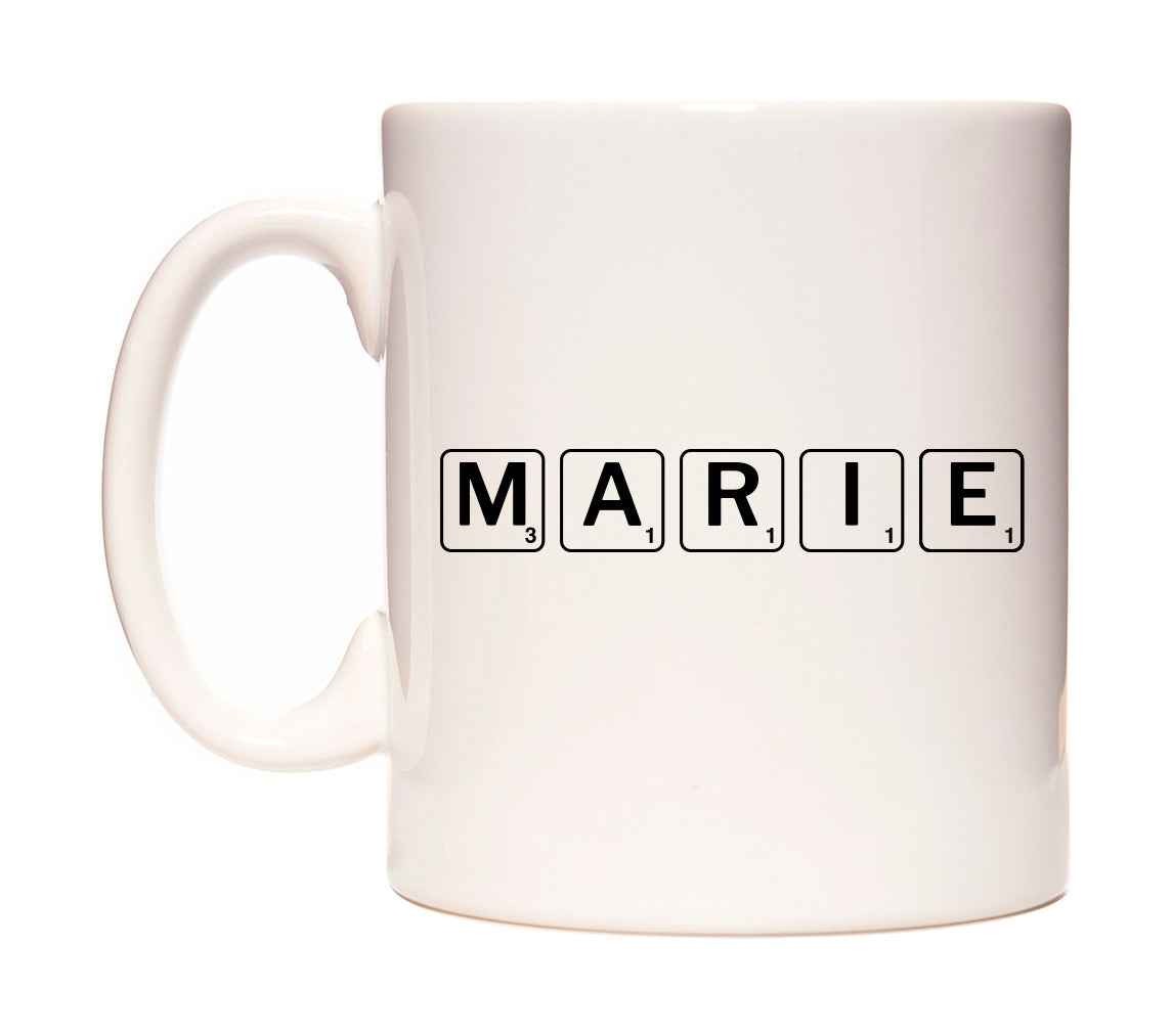 Marie - Scrabble Themed Mug