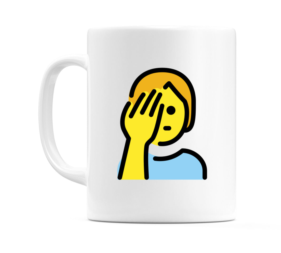 Person Facepalming Emoji Mug