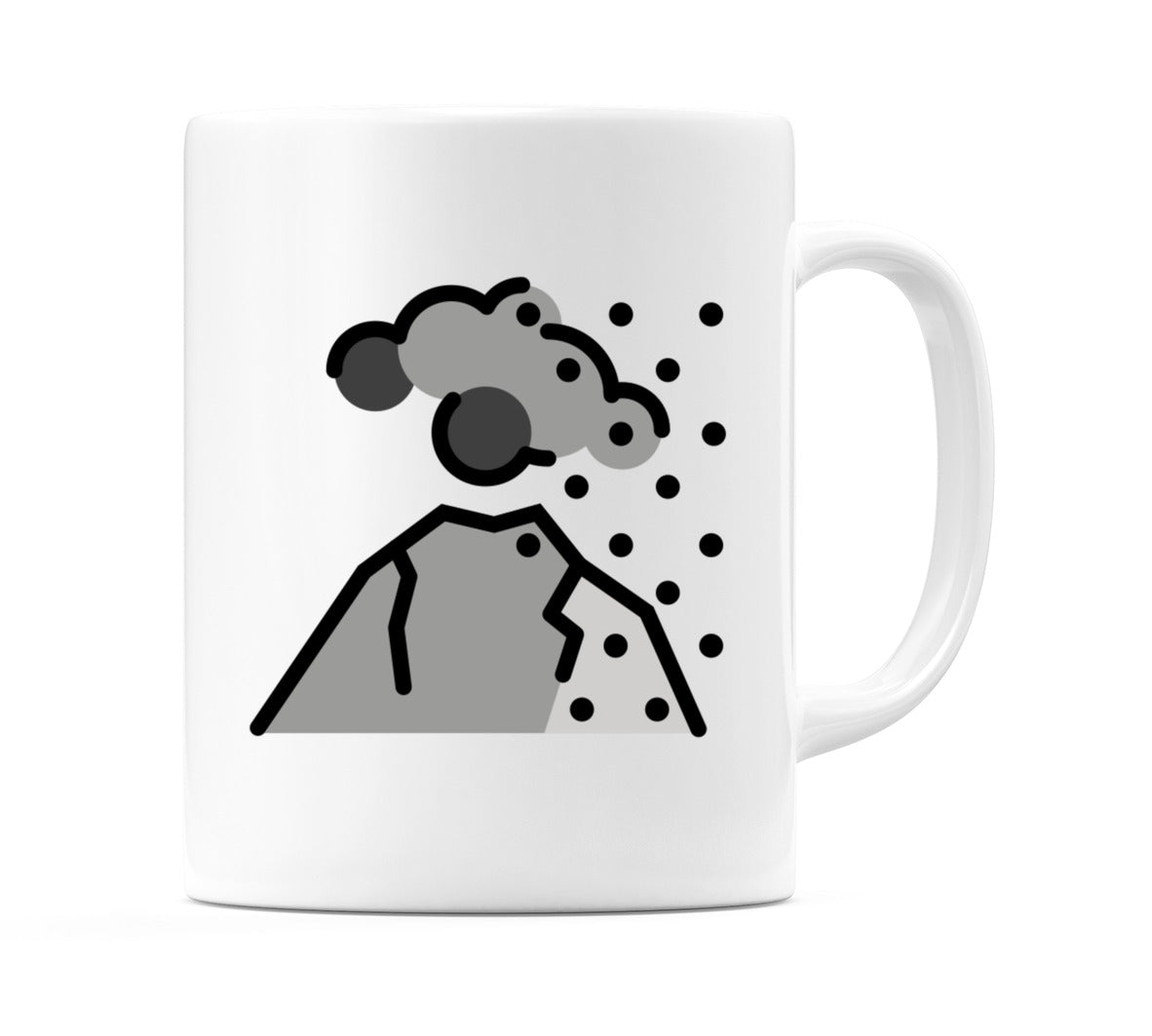 Volcano Ashes Emoji Mug